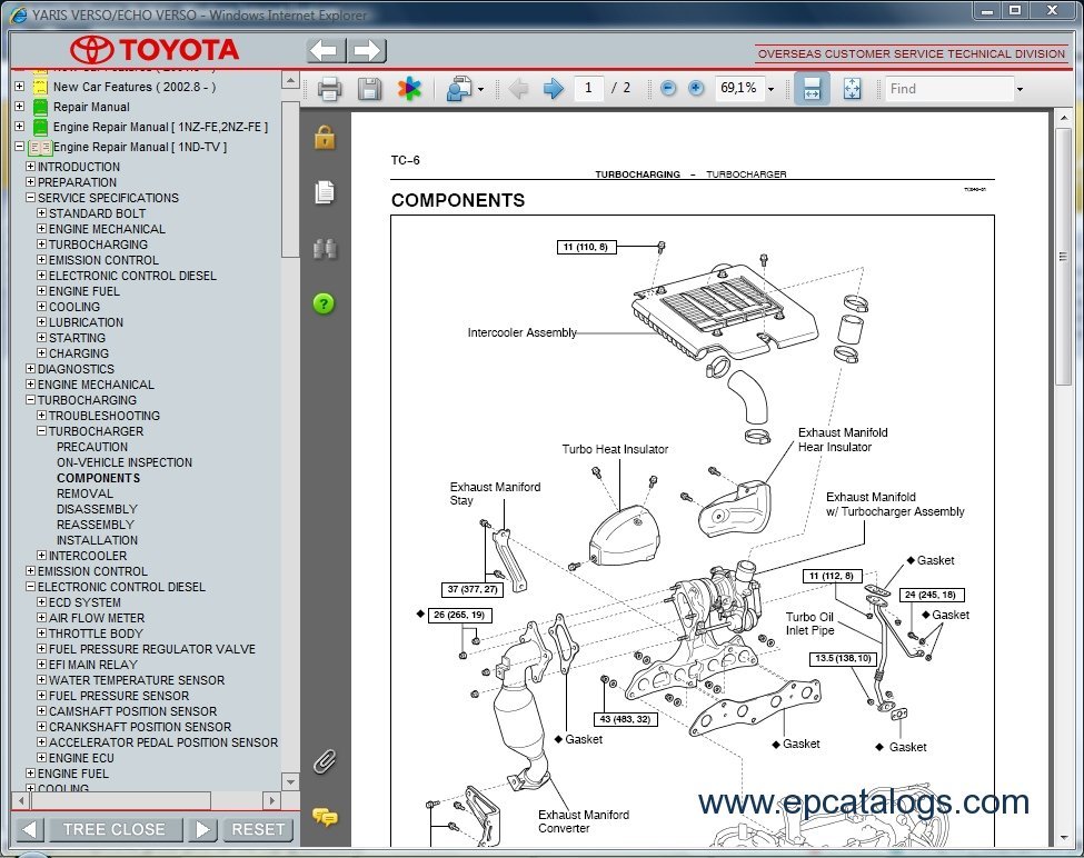 Toyota owner manuals online